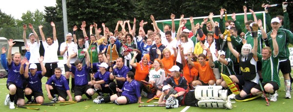 Ein Gruppen-Bild vom Walter-Mayer-Gedächtnisturnier während der WM 2006.