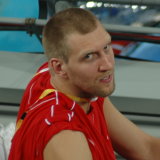 Prominenter Gast im Hockeystadion: Dirk Nowitzki. Foto: Uli Meyer