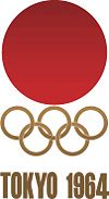 Logo der Olympischen Sommerspiele 1964 Tokio  IOC