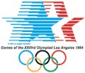 Logo der Olympischen Sommerspiele 1984 Los Angeles  IOC