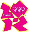Logo der Olympischen Spiele 2012  IOC