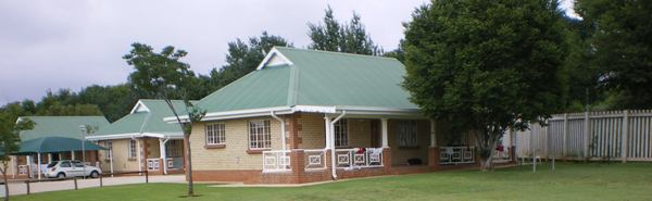 Die Bungalows auf dem Uni-Gelände in Potchefstroom