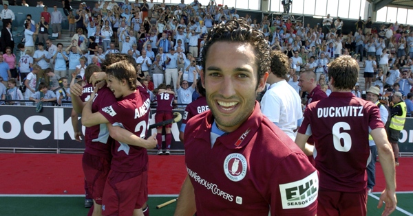 Man sieht Carlos Nevado die Freude über den Final-Einzug an. Foto: Frank Uijlenbroek/EHL