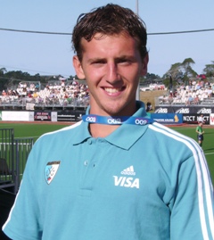Junioren-Weltmeister Lucas Vila spielte 2006 mal fr den HTHC in Hamburg. Foto Geiger