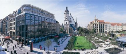 Leipzig an der Thomaskirche - Foto © Stadt Leipzig